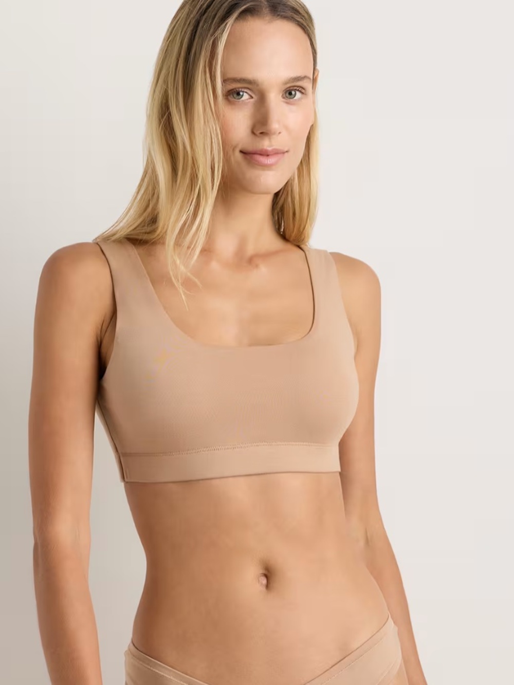 NWOT Quince 2 pack organic cotton bralettes sm
